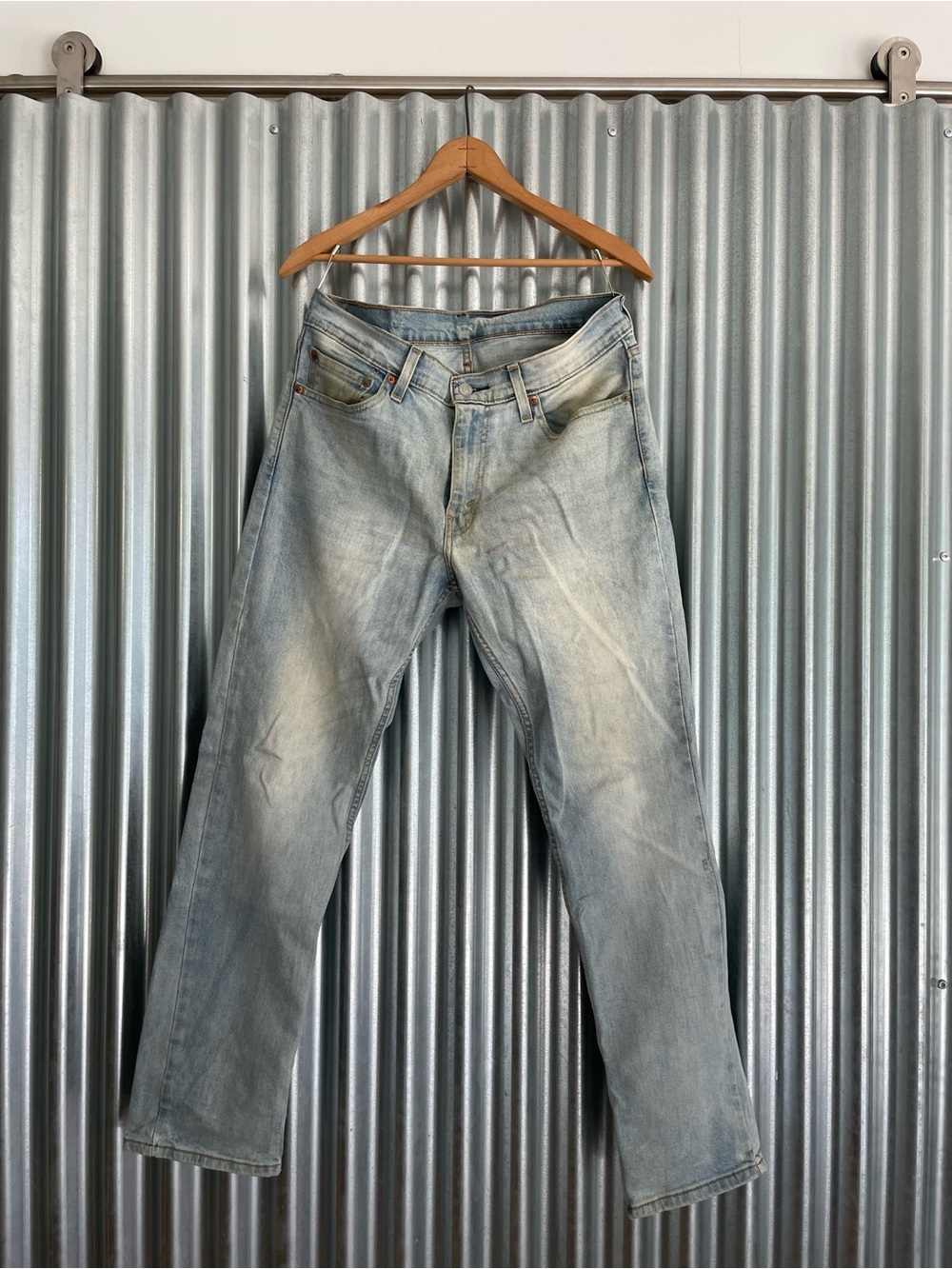 Levi's 511 Slim Fit Light Blue Straight Leg Jeans W32 L30